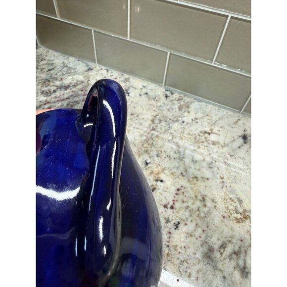 VTG Tonala Hand-Painted Mexican Ceramic Sm Pitcher pineapple Fruit Cottagecore - Picture 4 of 9